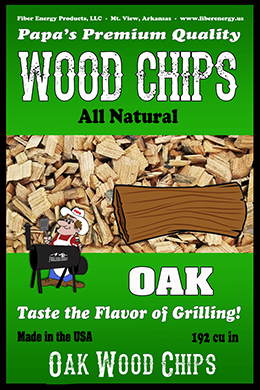All Natural Arkansas Oak Wood for Grilling 