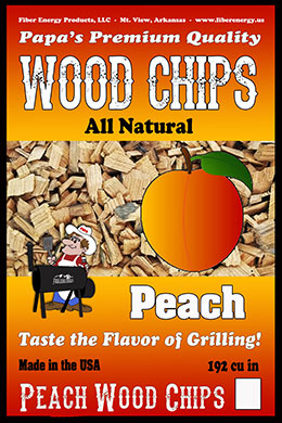 Peach Wood Chips