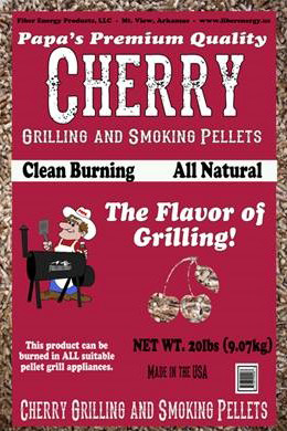 Cherry grilling and smoking pellets